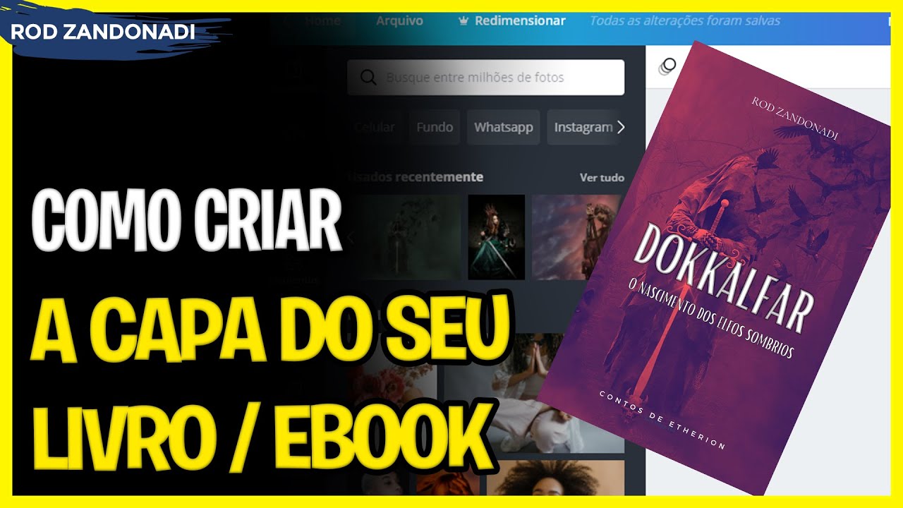 Como criar capa do seu livro para publicar na Amazon ou no Wattpad
