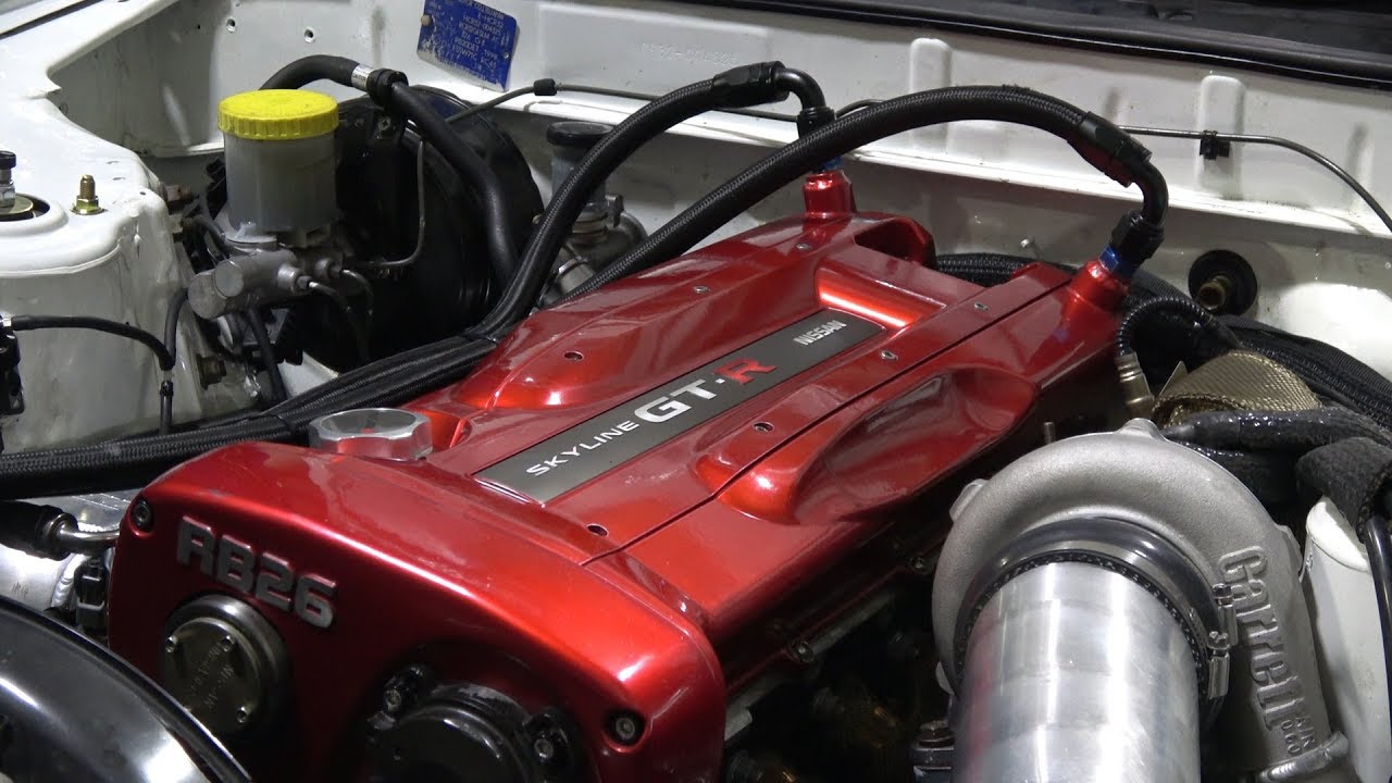SKYLINE RB26 MINES ULTIMATE Установка перегородки клапанной крышки