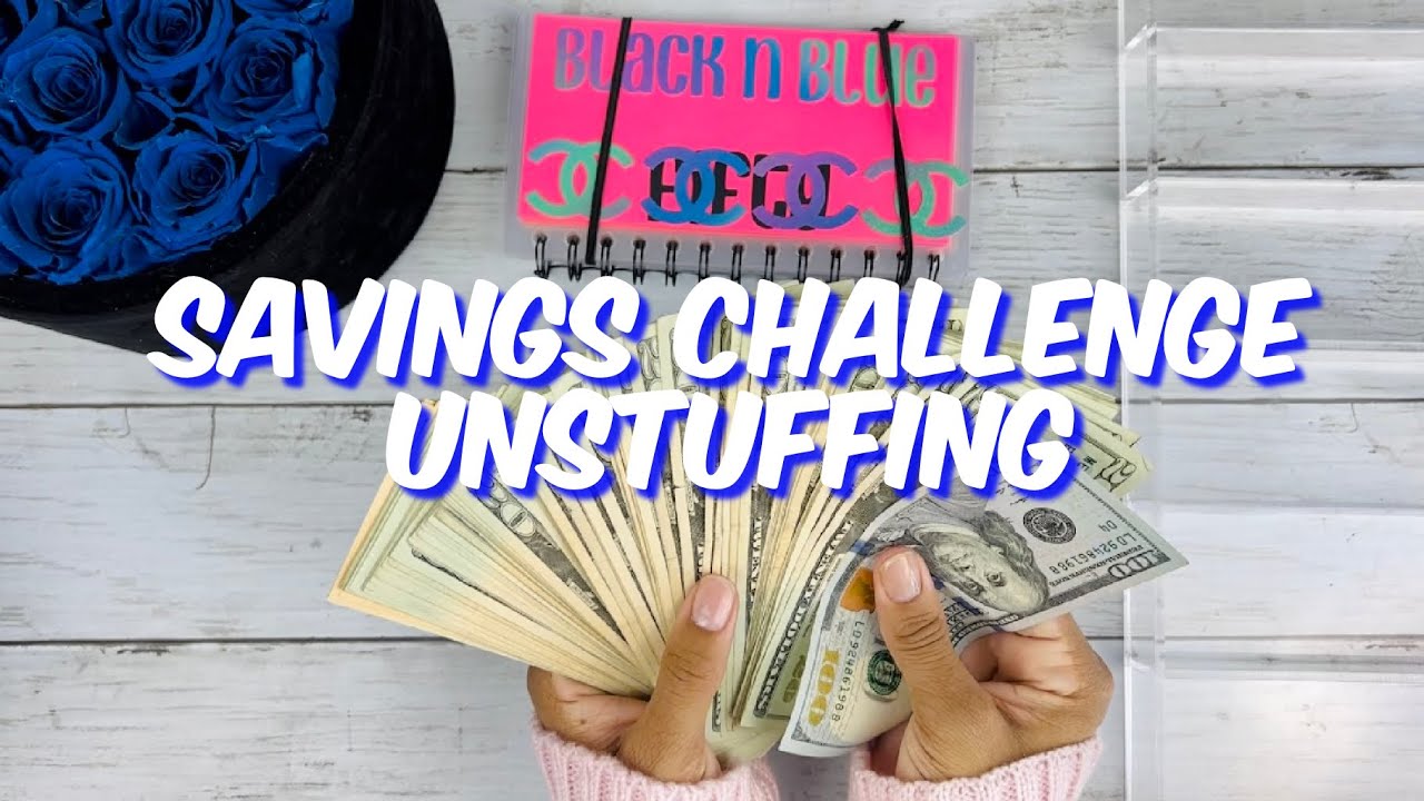 ENVELOPE BINDER SAVINGS CHALLENGE UNSTUFFING | SINKING FUNDS | CASH ENVELOPES | CASH STUFFING