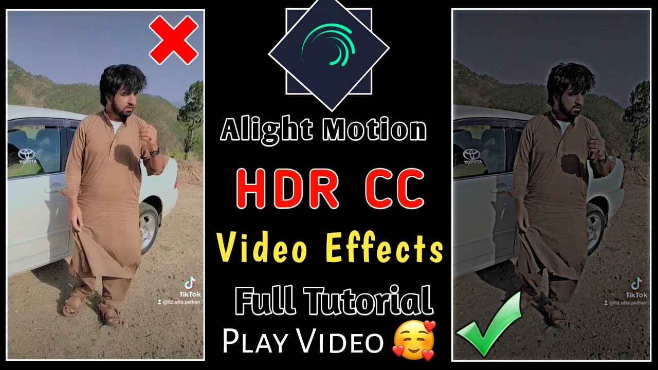 Trending Perfect HDR CC Video Editing in Alight Motion | Technical Pashtoon