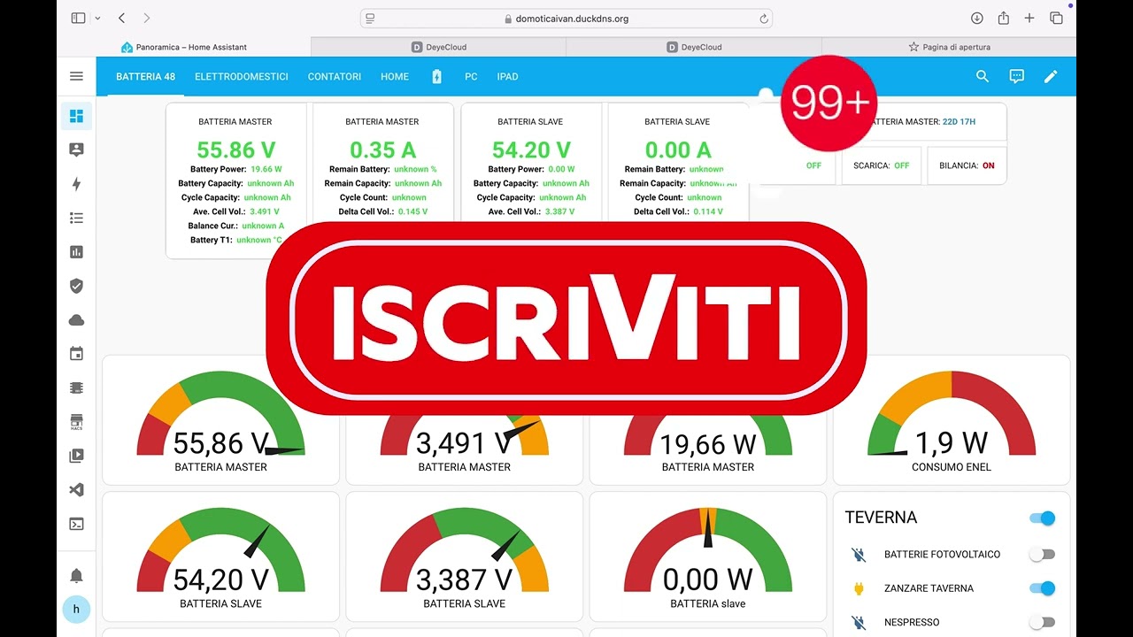 FOTOVOLTAICO & DOMOTICA 4K - ATTENZIONE ‼️ PROBLEMI TRA CAVO CAN ED ESP32 PROGRAMMAZIONE SU DUE BMS.