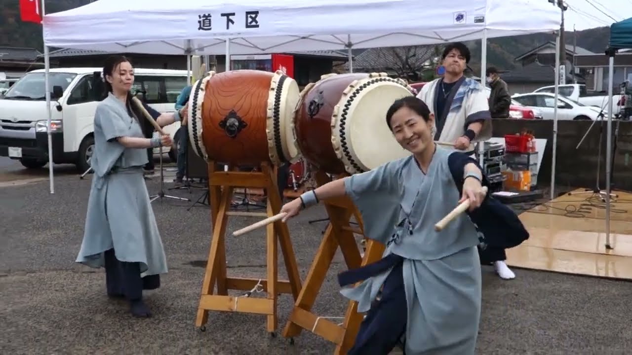門前町 とうげマルシェOP『和太鼓塵輝』2925/11/24