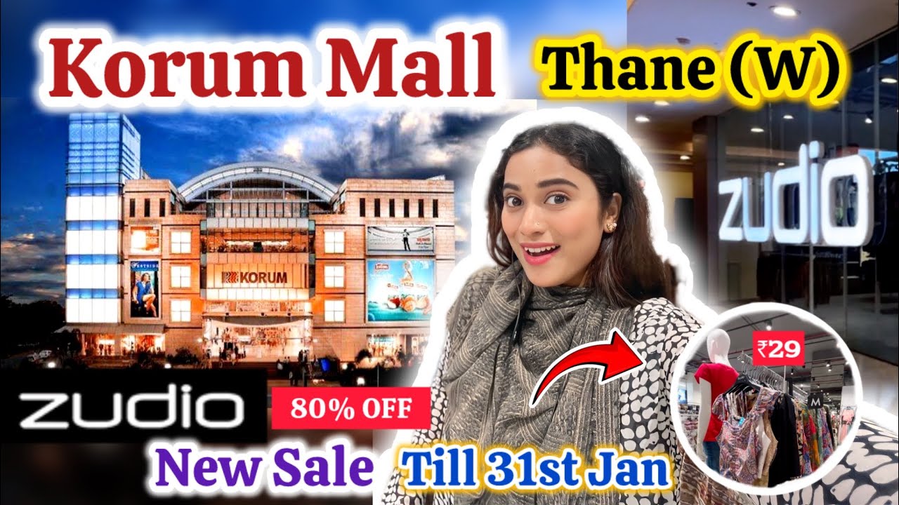 Korum Mall | Thane (W) | Zudio New Sale ₹29 | Zudio Collection | Zudio Sale Till 31st Jan #dailyvlog