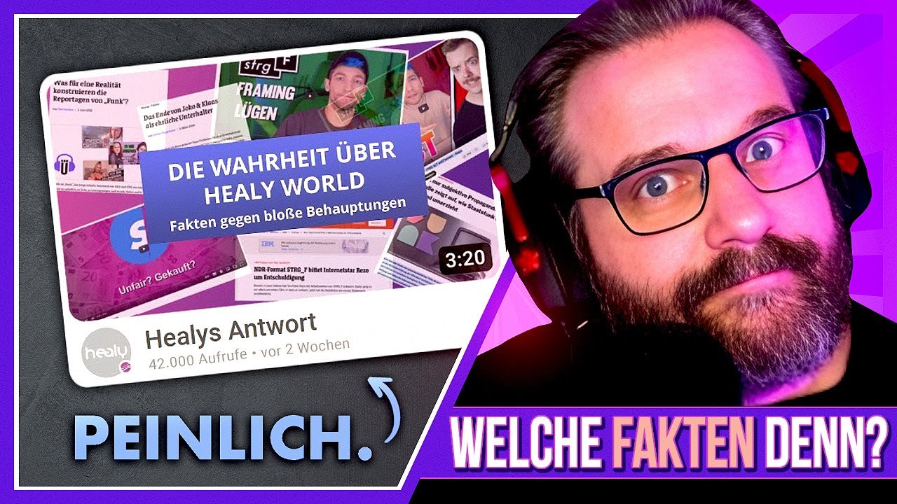 Die peinliche Antwort von Healy - Gronkh Reaction