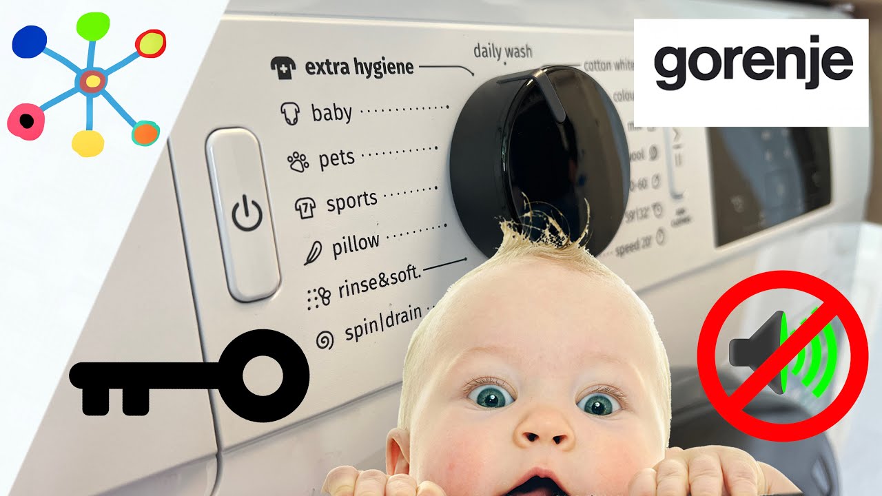 ⛔️🚼🔕👉 gorenje gyerekzár -  signal némitás