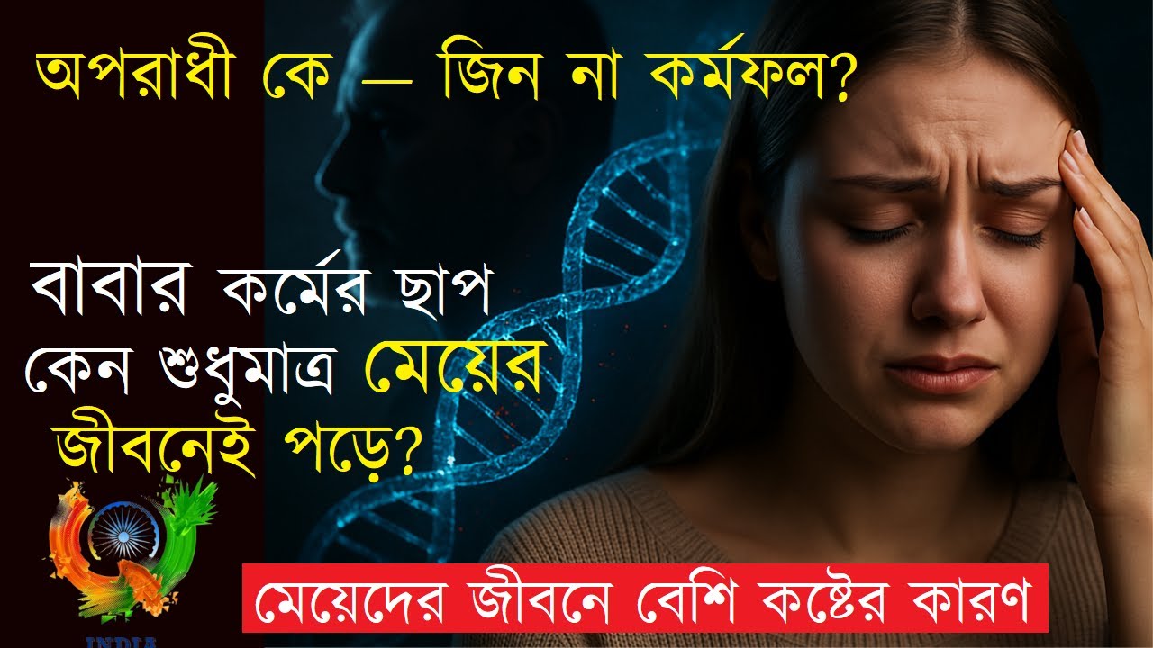 অপরাধী কে — জিন না কর্মফল? বাবার কর্মের ছাপ কেন শুধুমাত্র মেয়ের জীবনেই পড়ে? #AncestralKarma