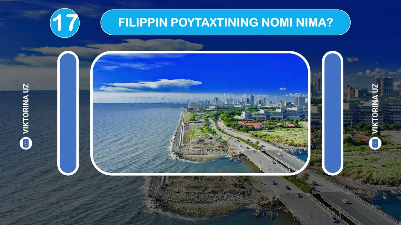 ✈️ Dunyo Poytaxtlarini Bilasizmi? | 29 Savol Viktorinasi 