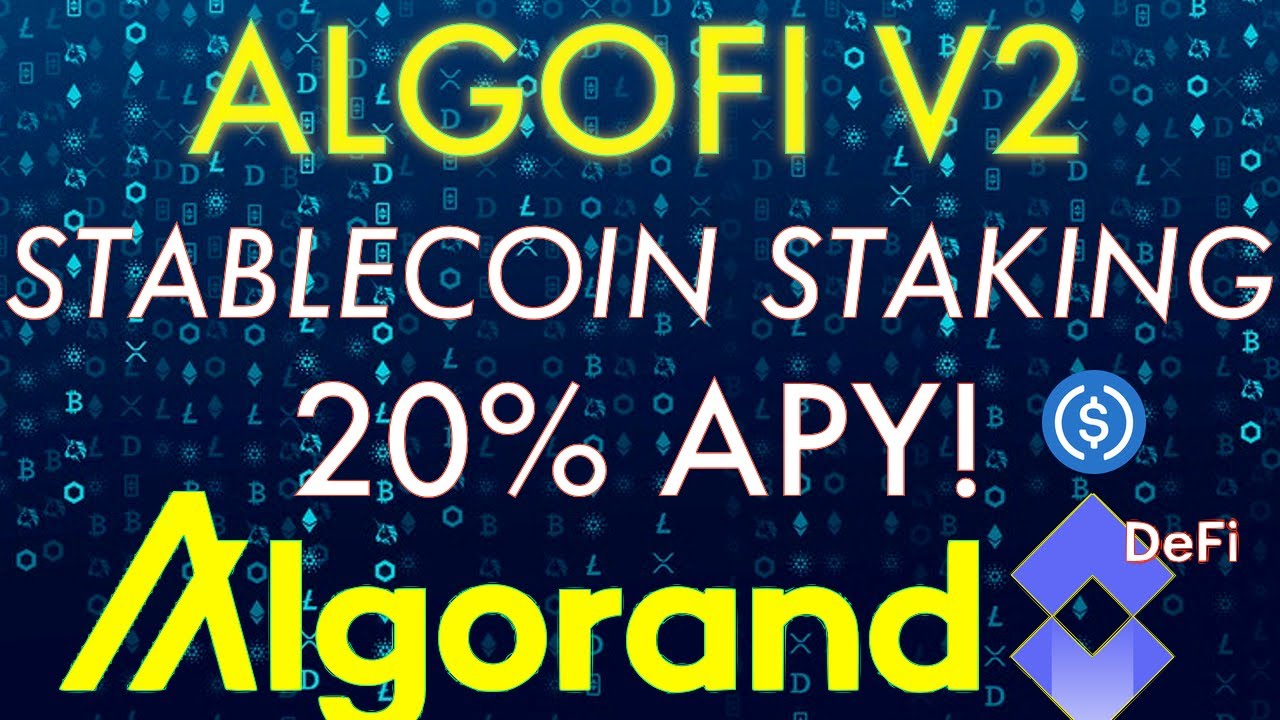 Algofi V2 Stablecoin Staking! Complete Guide 2022