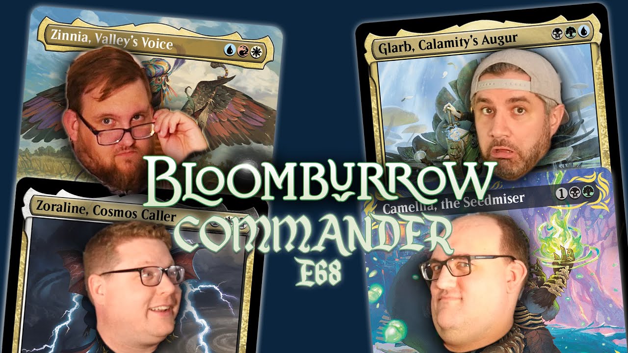 Zoraline vs Zinnia vs Glarb vs Carmellia | Bloomburrow Commander Gameplay | E68 EDH MTG