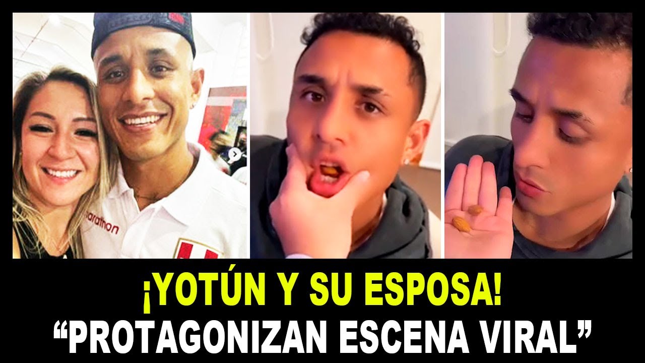🚨 Yoshimar Yotún y su esposa Alessandra Cordero protagonizan escena viral