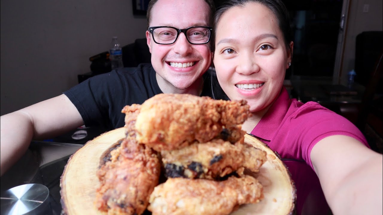 Vlog 581 ll Tự Làm Gà Rán Giống KFC Tại Nhà Ở Mỹ.