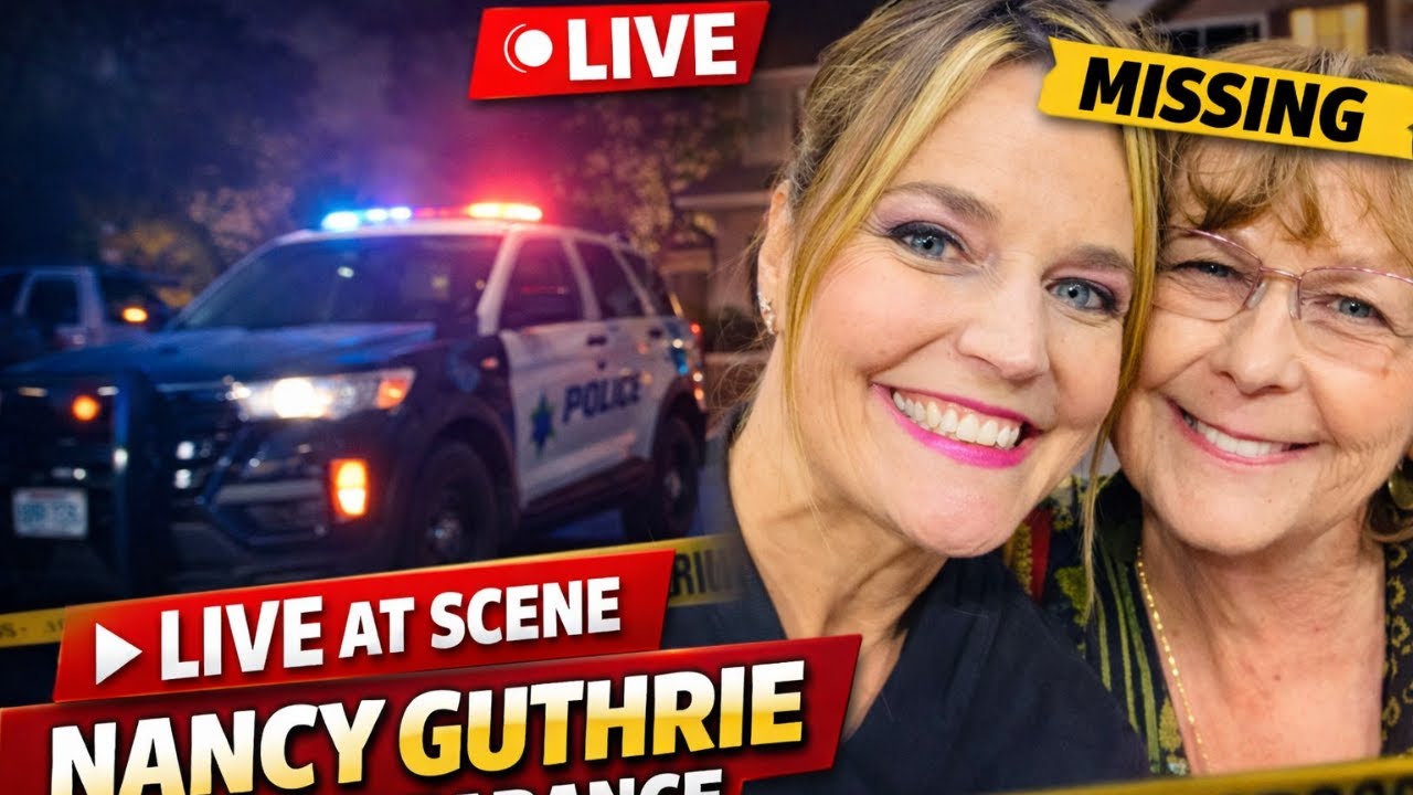 LIVE ON SCENE AT NANCY GUTHRIE HOME