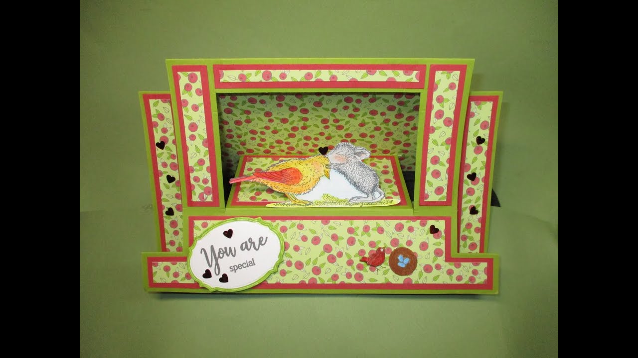 Scene Stepper Valentine Fun Fold Card