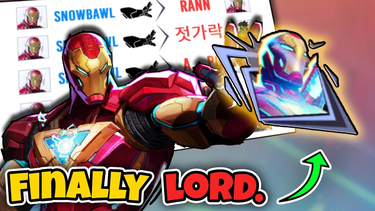 This PERFECT Game Got Me LORD Iron Man! | Marvel Rivals