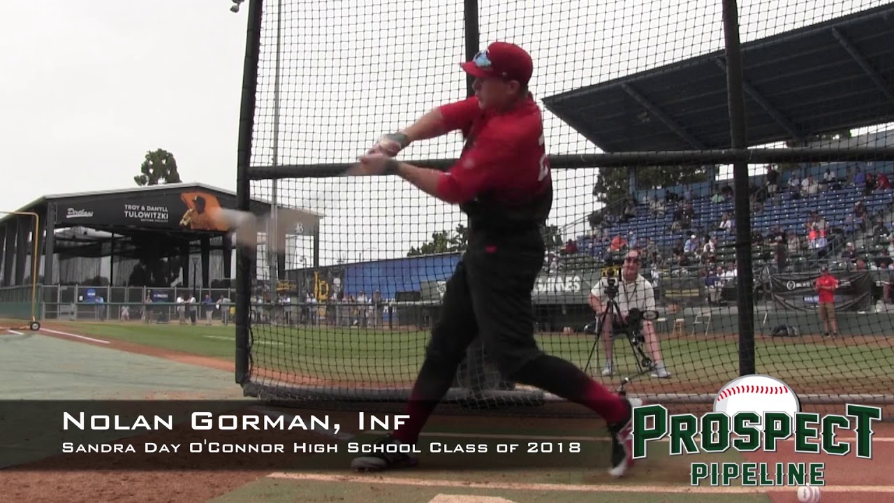 Nolan Gorman Prospect  Video, Inf, Sandra Day O'Connor High School Class of 2018