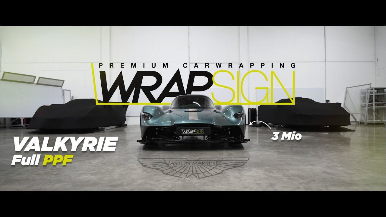 Aston Martin VALKYRIE | Lackschutz Folierung PPF am 3 Millionen Hypercar | WRAPSIGN