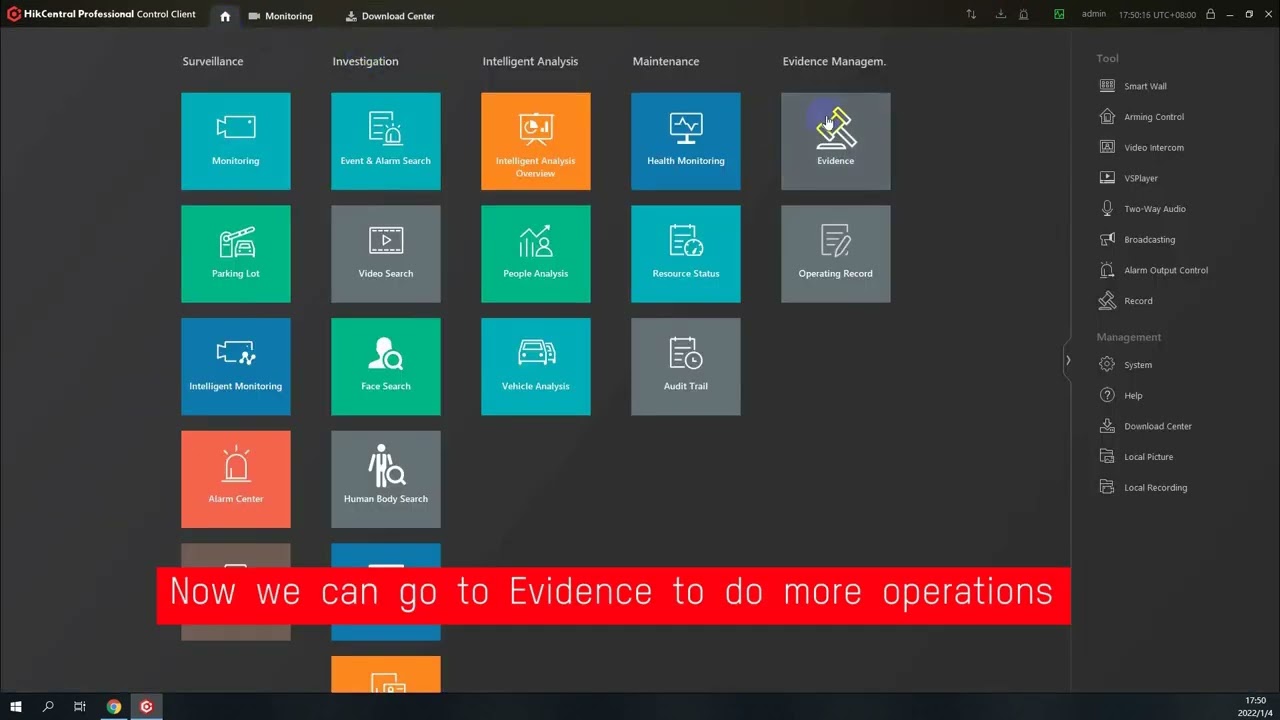 How Does Evidence Collection Work on HikCentral Pro