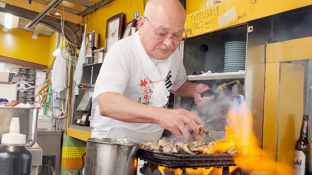 創業３０年！『京橋とよ』まぐろホホ肉炙り！おもしろ大将の人間力が凄い！！！japanese food osaka
