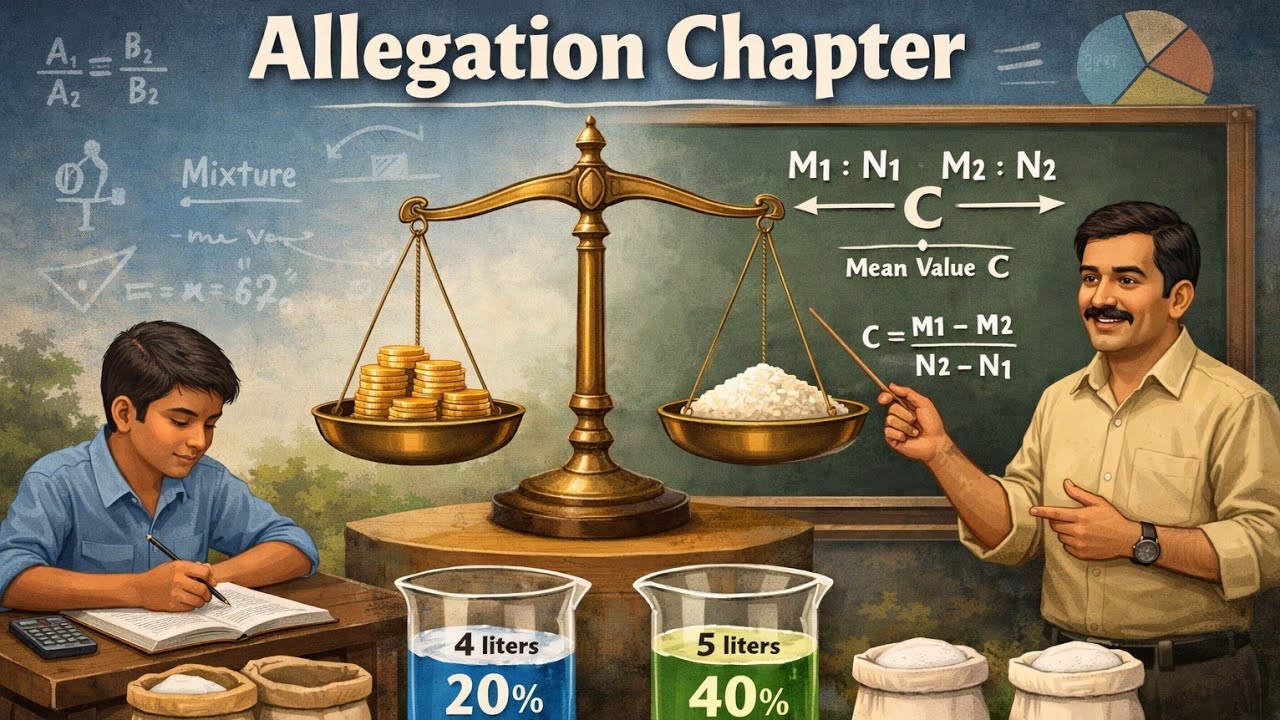 Mixture & Alligation | Lecture-01| Target The Maths | All Govt Exams Bank,SSC,Railway |