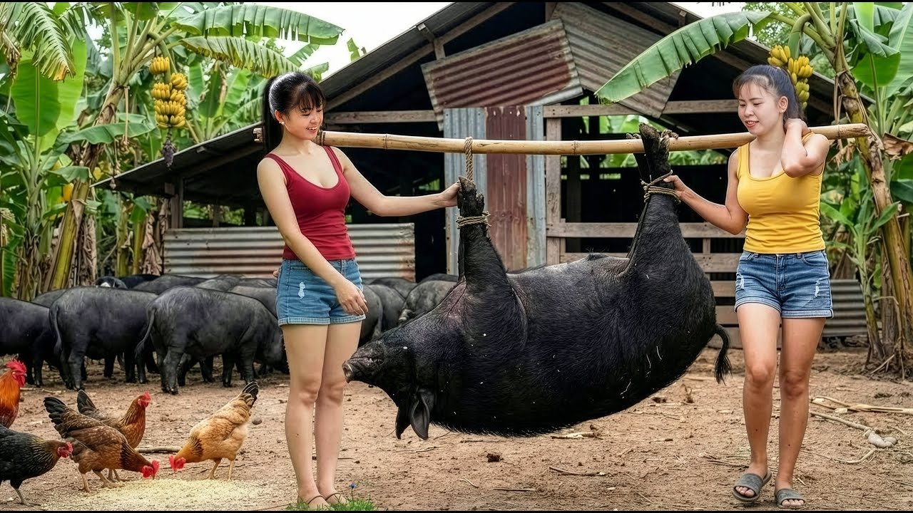 [TIMELAPSE] -- 888 Days Harvesting Many Big Pig After 10 Months of Raising Go To Sell