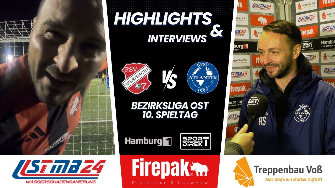 FSV Geesthacht 07 - BFSV Atlantik 97 Bezirksliga Ost 10. Spieltag
