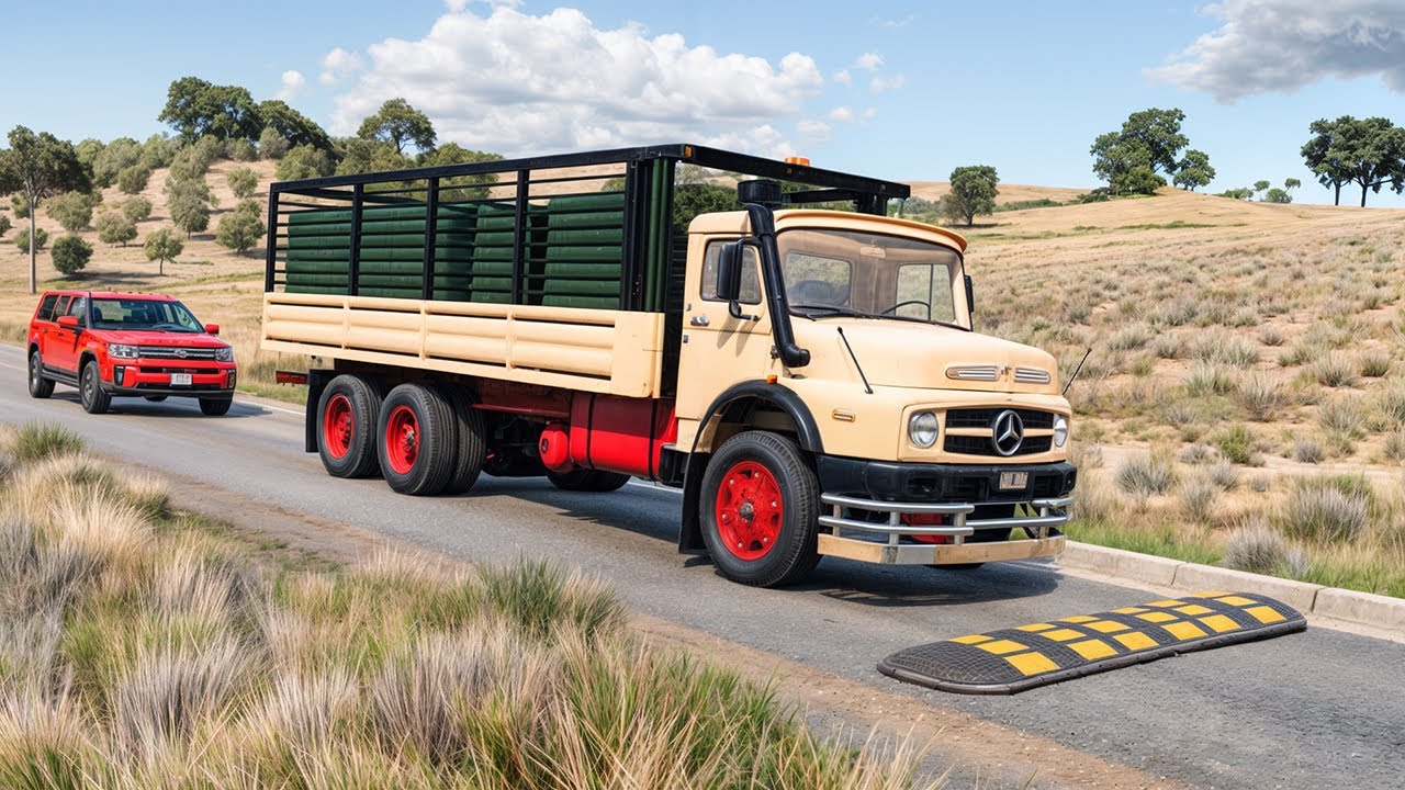 Trucks and Cars vs Speed Bumps #20 | BeamNGDrive | TBNG-Speed-Bump-Dio #trucks #vs #speedbumps