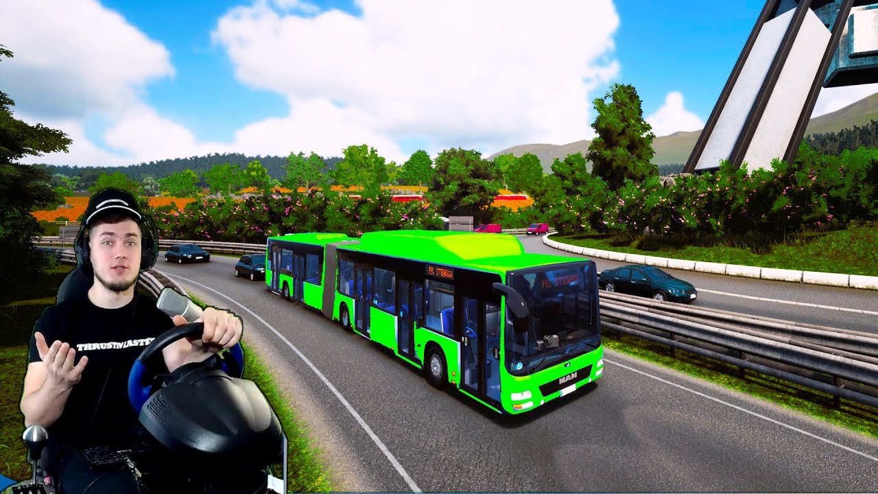 СИМУЛЯТОР ВОДИТЕЛЯ АВТОБУСА BUS SIMULATOR 2018 + РУЛЬ