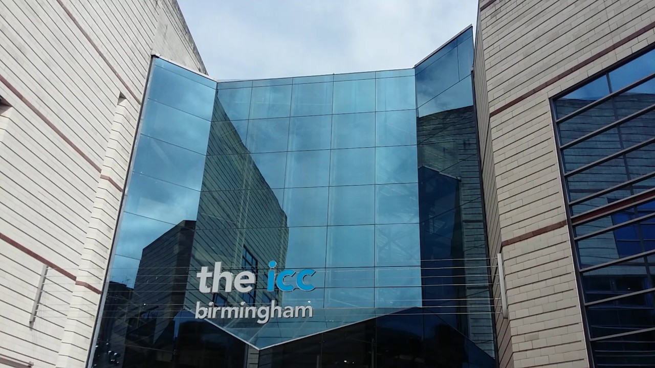 The ICC Birmingham - The Entrance from The Brindley Place Side