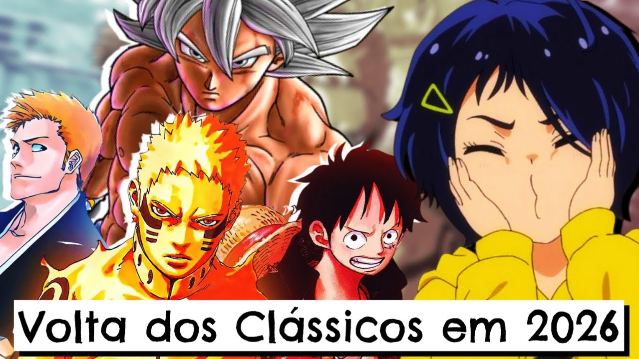 a VOLTA do BIG 3 de DRAGON BALL em 2026! Esse será o ANO DOS ANIME!