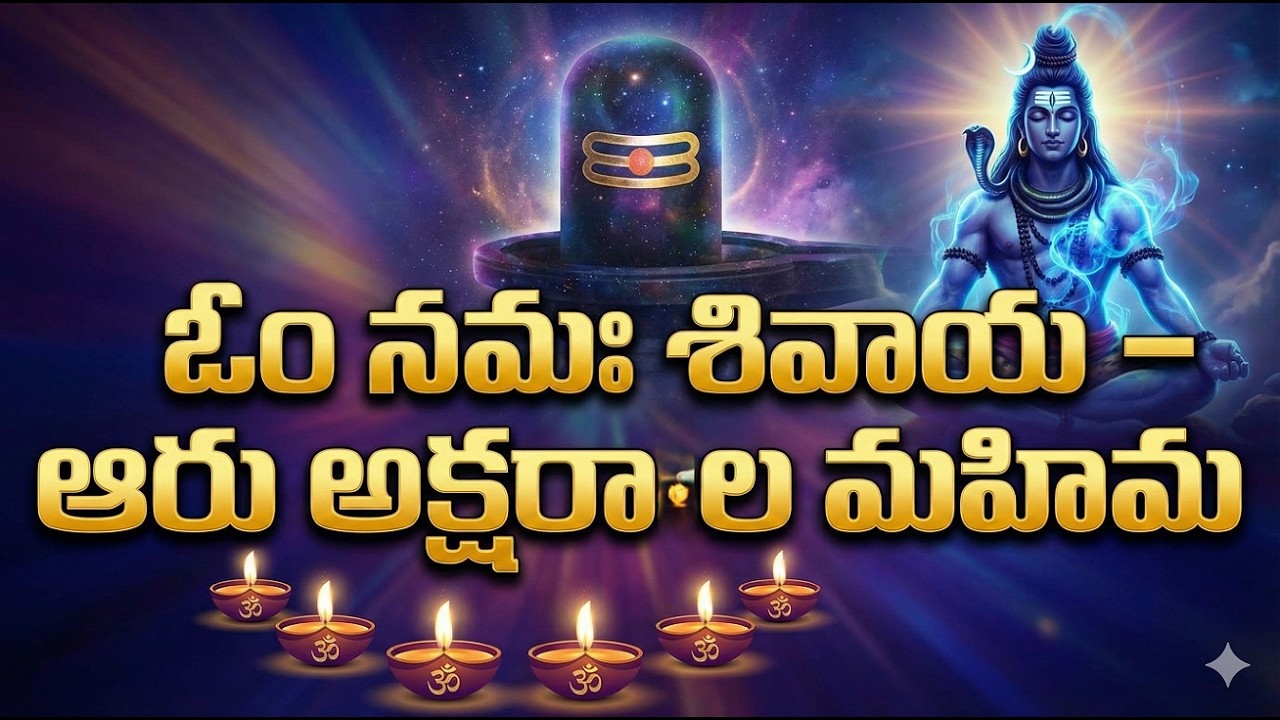 ఓం నమః శివాయ – ఆరు అక్షరాల మహిమ 🕉️  శివ షడక్షరీ స్తోత్రం భక్తి గీతం