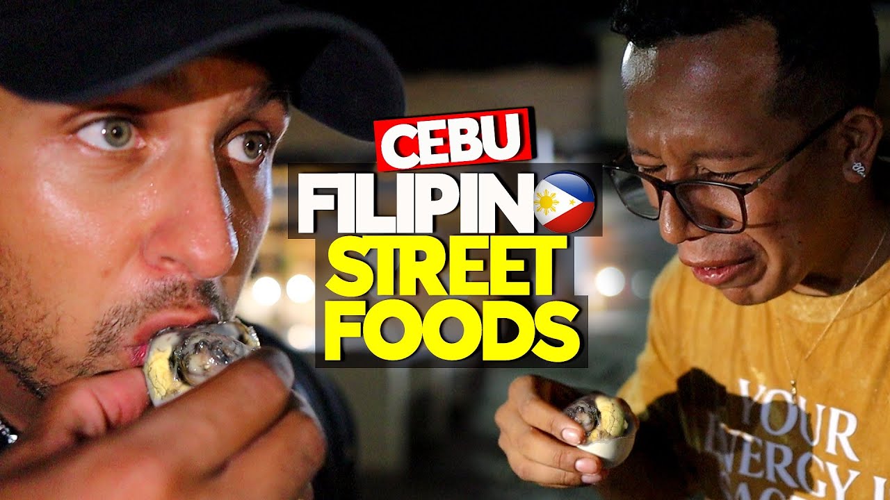 FIRST TIME EATING FILIPINO STREET FOOD 🇵🇭 DO FILIPINO'S REALLY EAT THIS? 😱 BALUT AND MORE (2022)