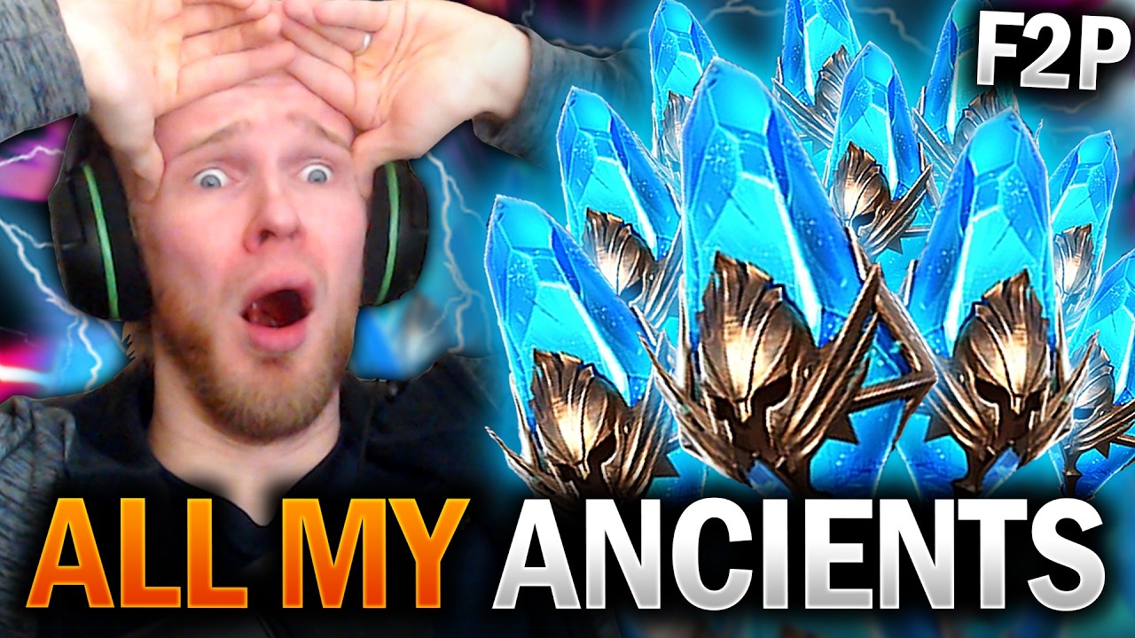 HUGE F2P ACCOUNT ANCIENT SHARD PULLS... Here's What We Got! - Raid Shadow Legends