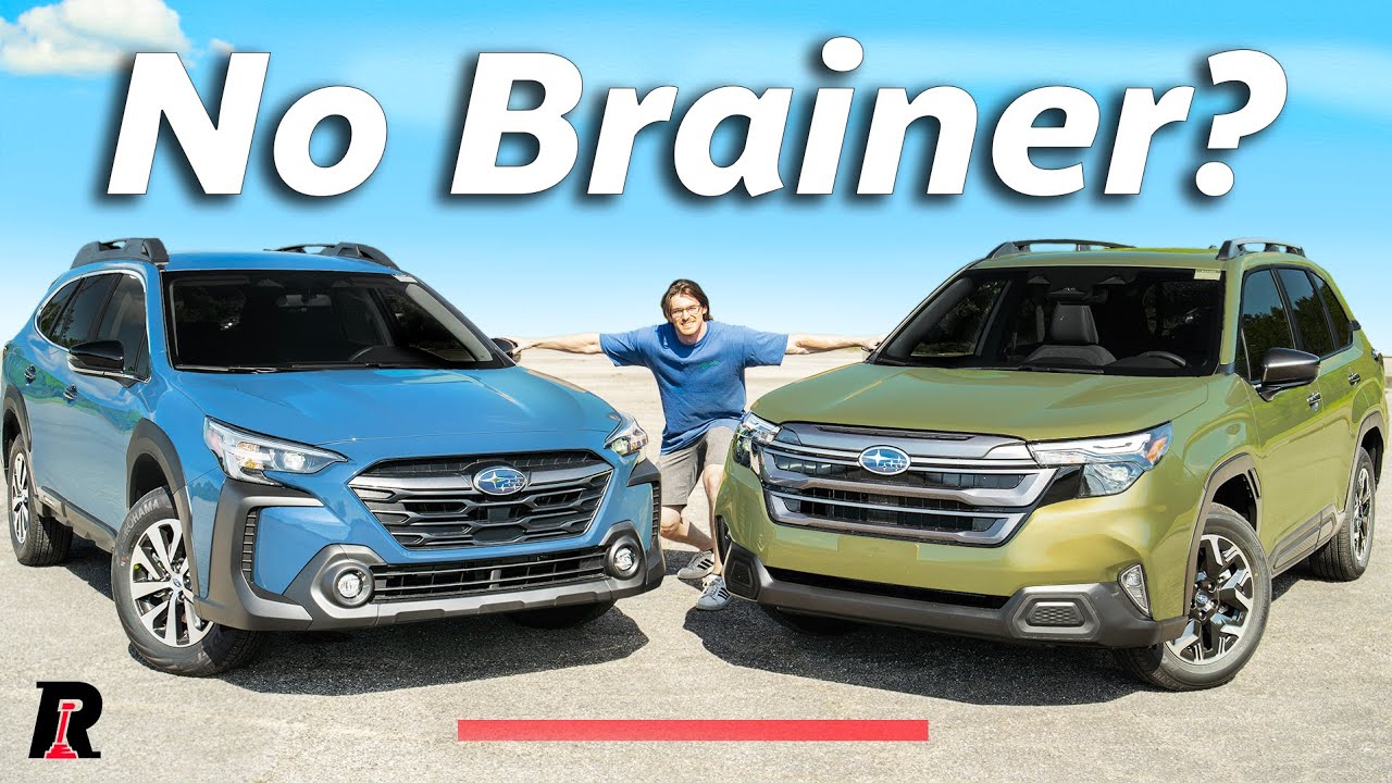 2025 Subaru Forester vs Outback Comparison / Awkward Timing!