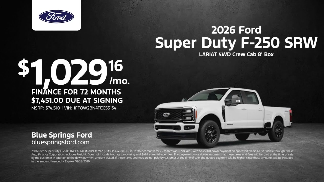 Ford Super Duty F-250 SRW 02/01/2026 6860466