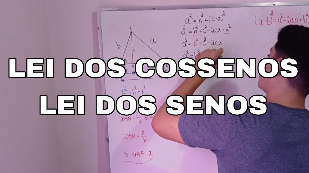 🤯DEMONSTRANDO A LEI DOS COSSENOS E DOS SENOS🦉