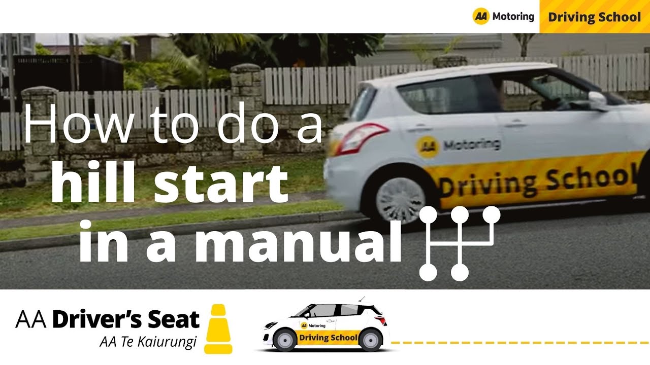 How to do a hill start in a manual car - Driving lessons with AA Driving School
