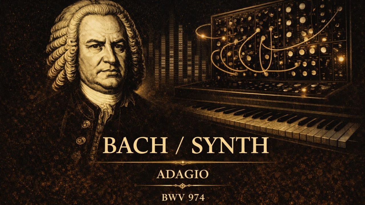Bach – Concerto in D minor, BWV 974: II. Adagio (Synthesized)