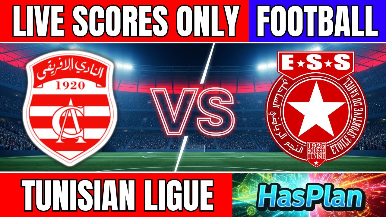 🔴 Club Africain vs Etoile Sahel | Tunisian Ligue 1 - CA vs ESS Live Score Only #livescore #CAvsESS