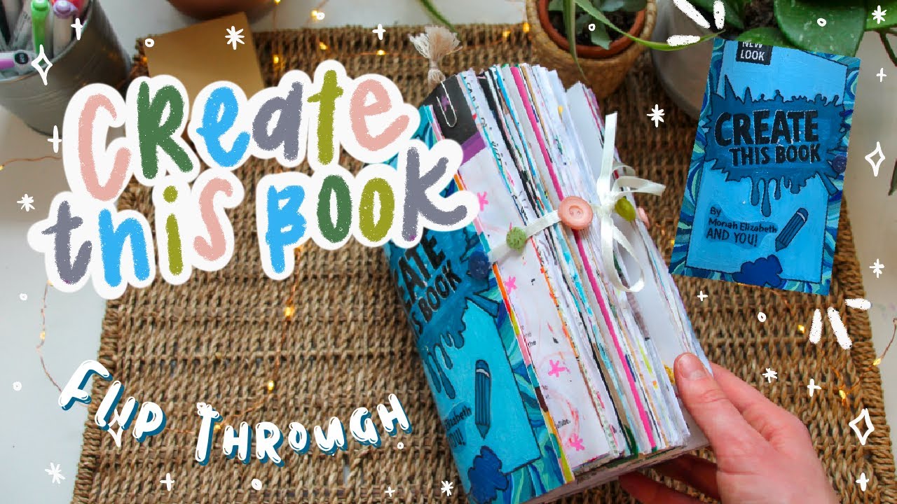 MY COMPLETED CREATE THIS BOOK // create this book final flip through (no talking)