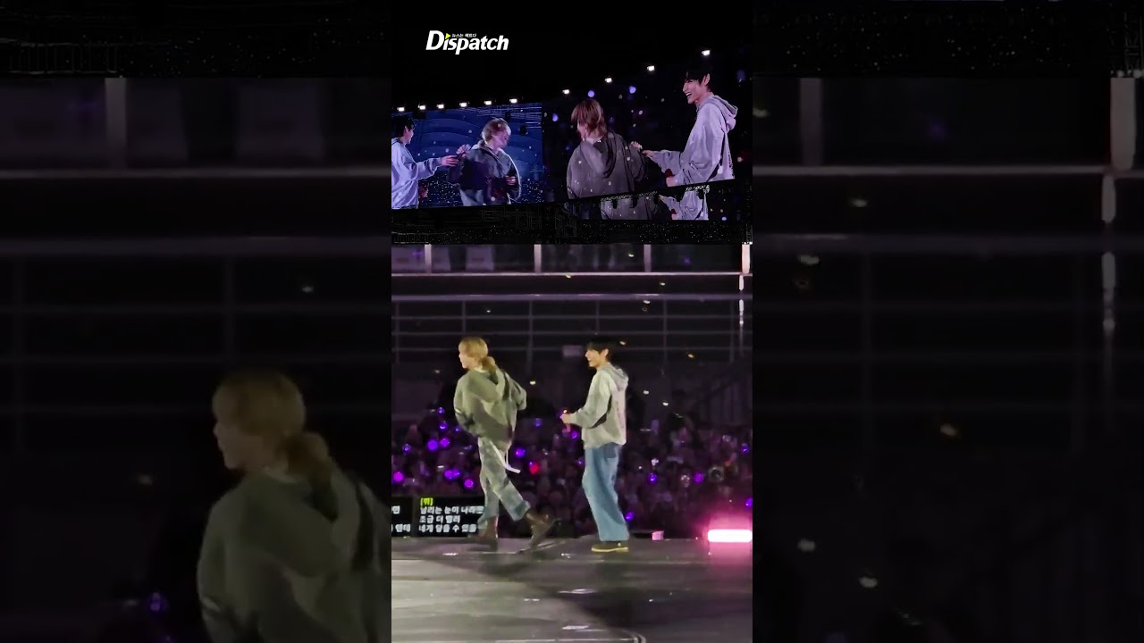 아미타임 때 구오즈🐥🐻가 말아주는 봄날+RUN 춤, 투샷 황홀하다ㅣSpring Day+RUN Dance, by 95z during ARMY TIME, It's fascinating