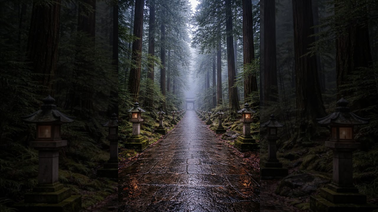 Zen Forest Rain - Deep Sleep & Relaxation