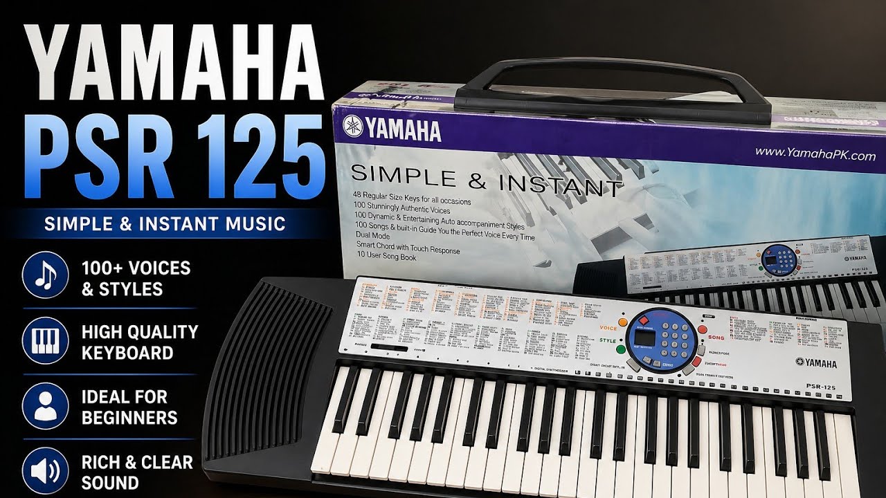 Yamaha PSR 125 | Yamaha PSR 125 Sound Review