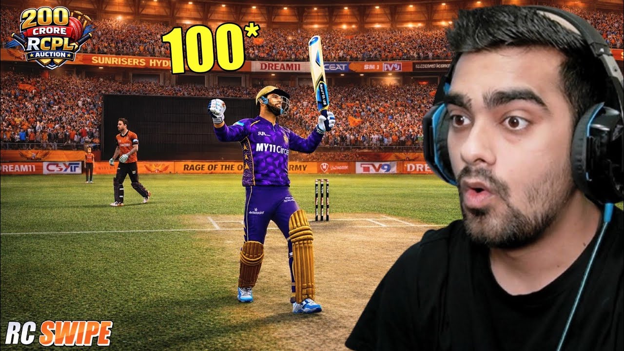 Rohit Sharma 100* KKR Vs SRH IPL Auction 2026 RC Swipe (Hardcore Dynamic)