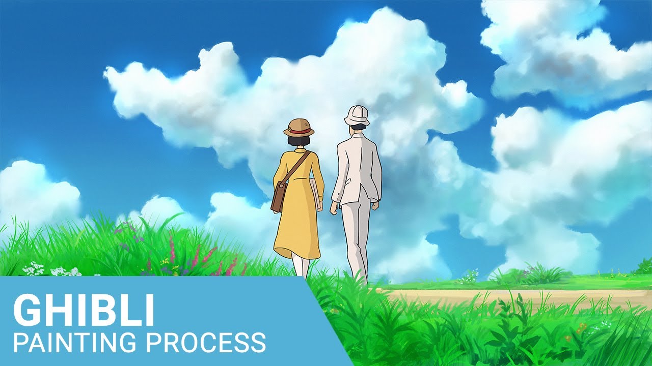 PAINTING a Ghibli Background with Photoshop