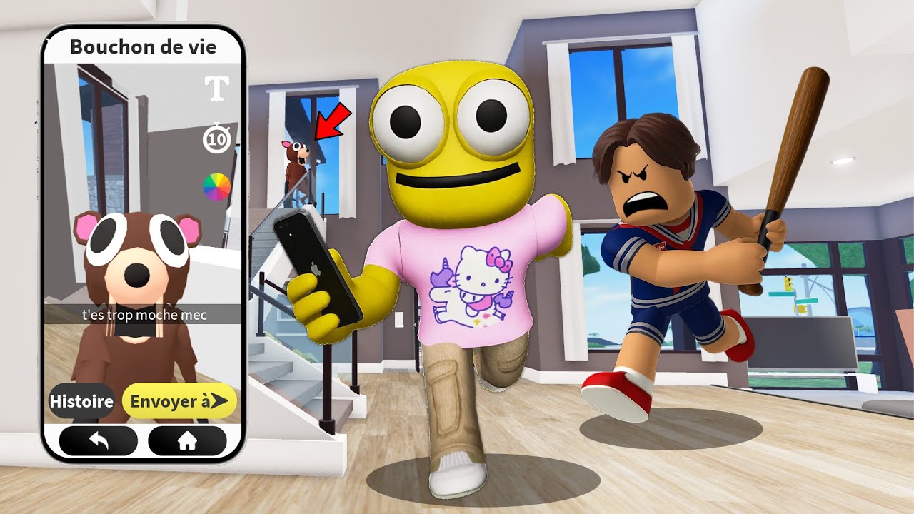 ODA TROLL DES INCONNU DÉGUISÉ EN CERF DE 99 NUITS sur SNAPCHAT ROBLOX