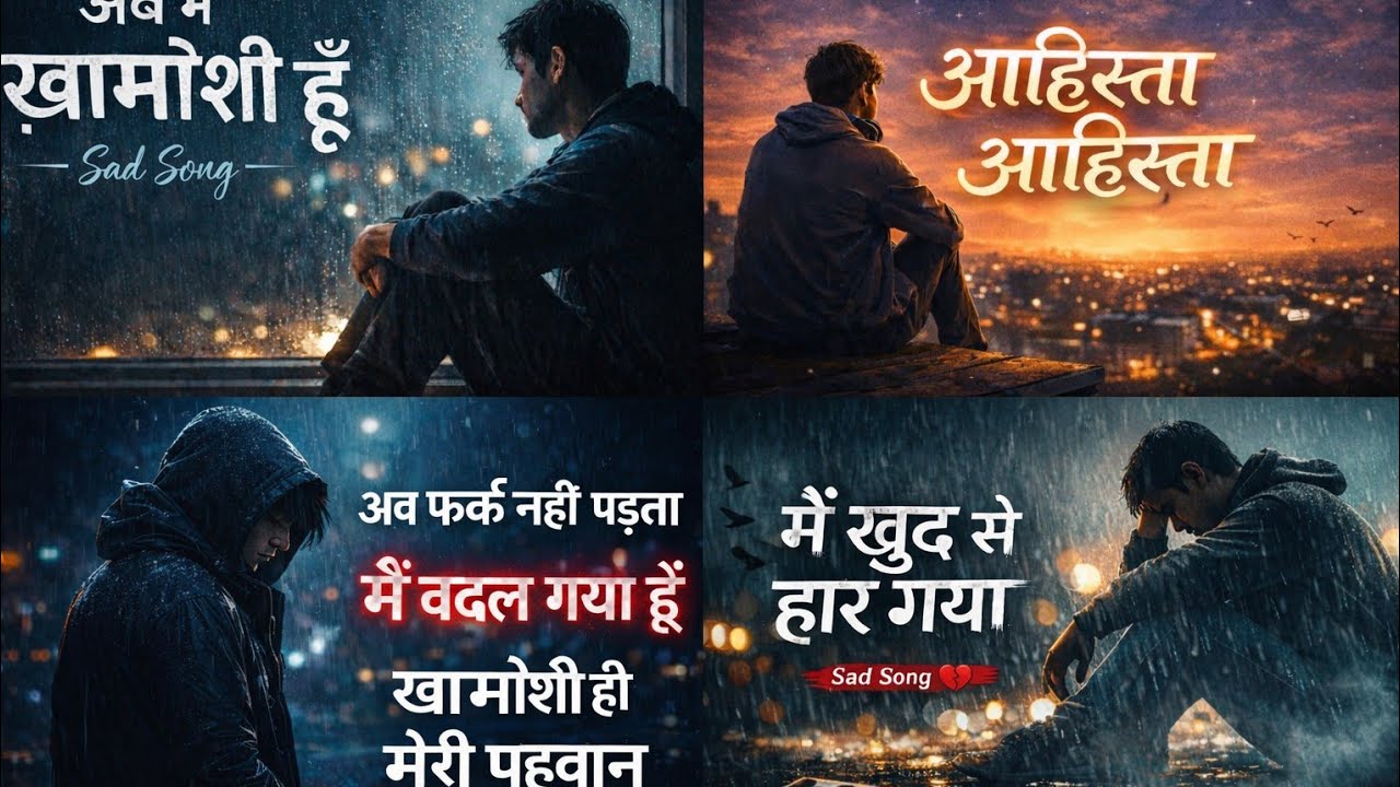 (Mix)अब फर्क नहीं पड़ता | आहिस्ता आहिस्ता मैं बदल गया | Hindi Sad Lofi Mix | Raunak Lo-Fi 1K