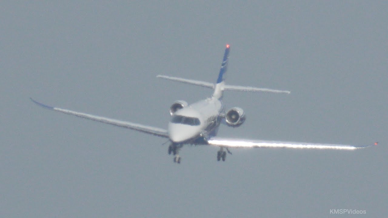Wild Approach - Smooth Landing at MSP/KMSP - Cessna 680A Citation Latitude - N422BD
