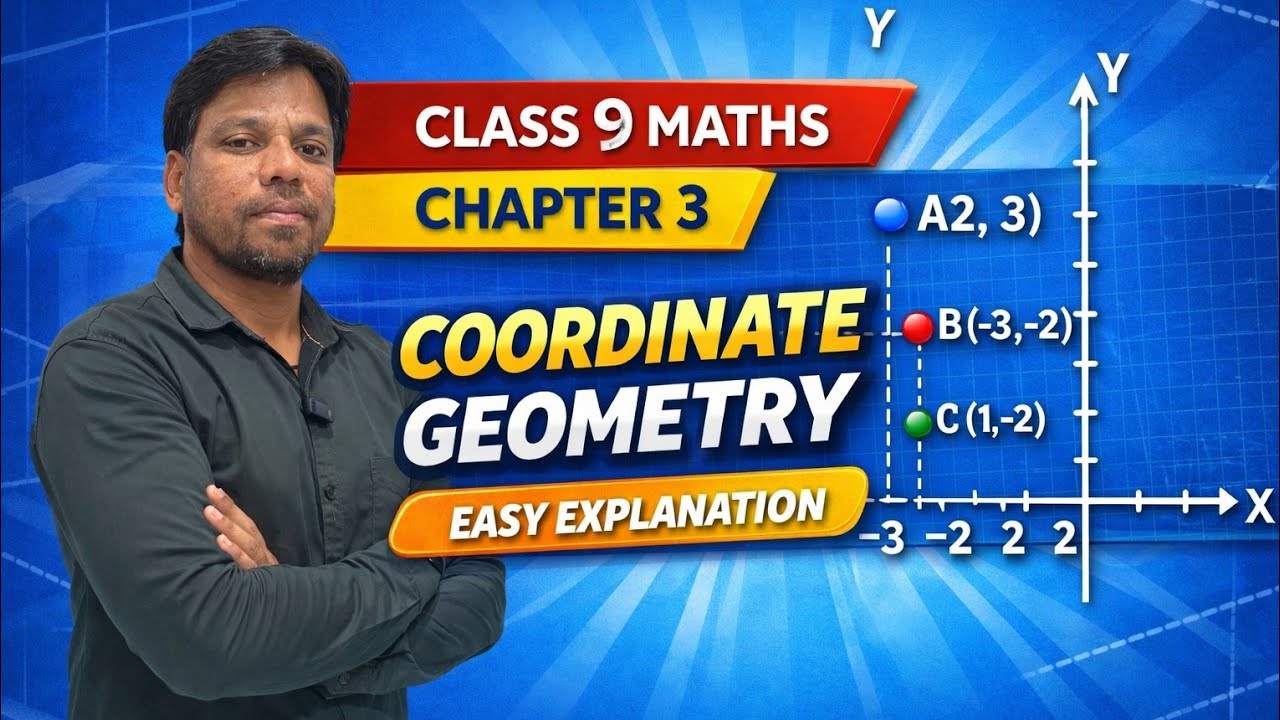 Class 9 Maths Chapter 3 Coordinate Geometry (निर्देशांक ज्यामिति) | Full Chapter Easy Method