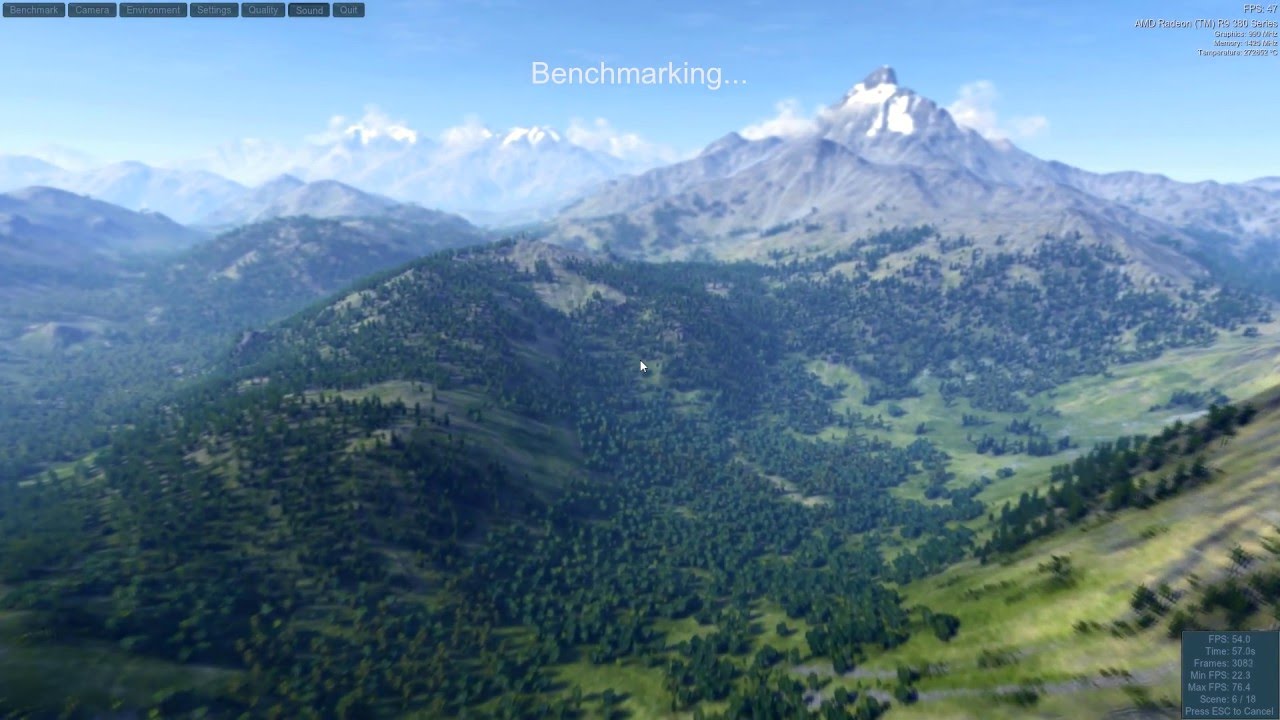 R9 380  Unigine Valley at Ultra Settings
