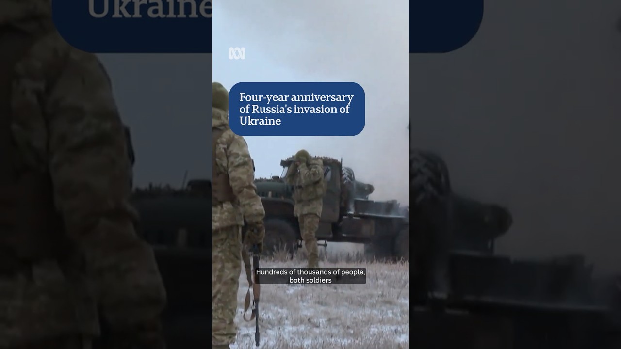4-year anniversary of Russia's invasion of Ukraine | ABC NEWS